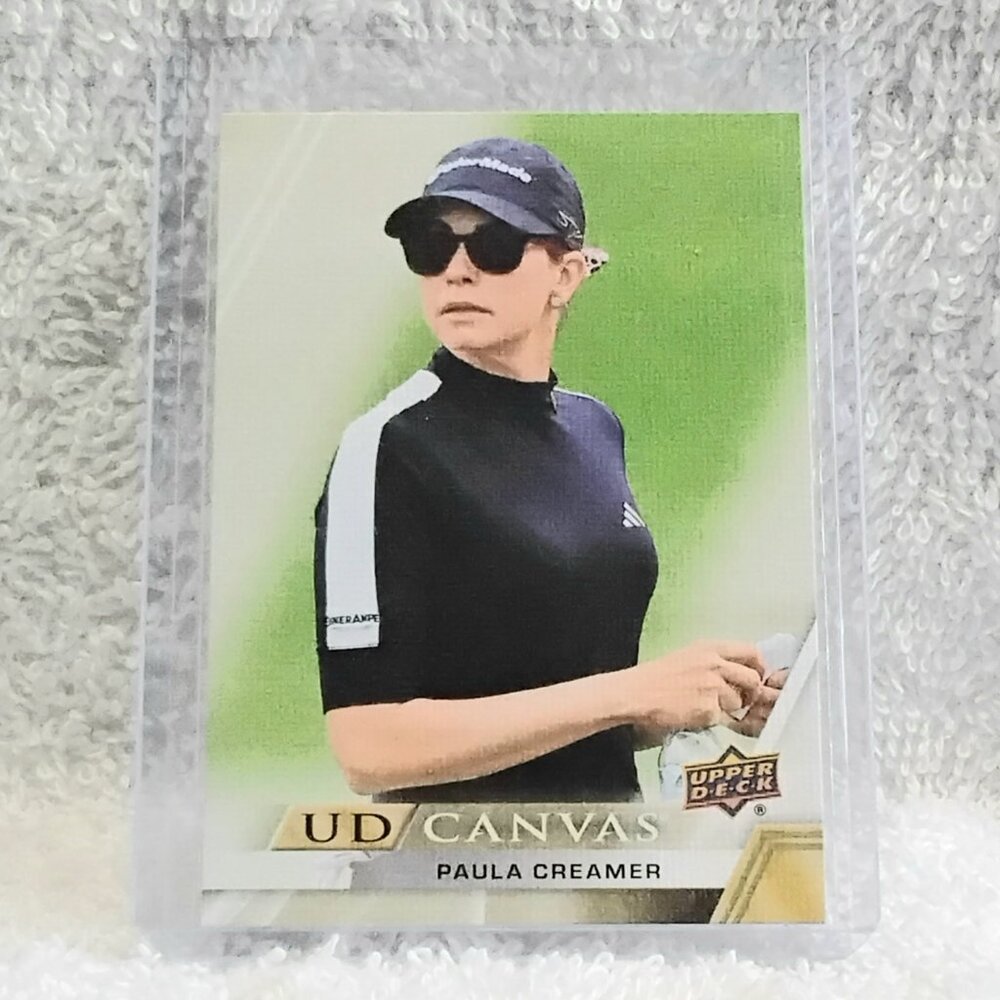 5/$20 Mint 2024 UD Canvas Paula Creamer Golf Card C-19!!
